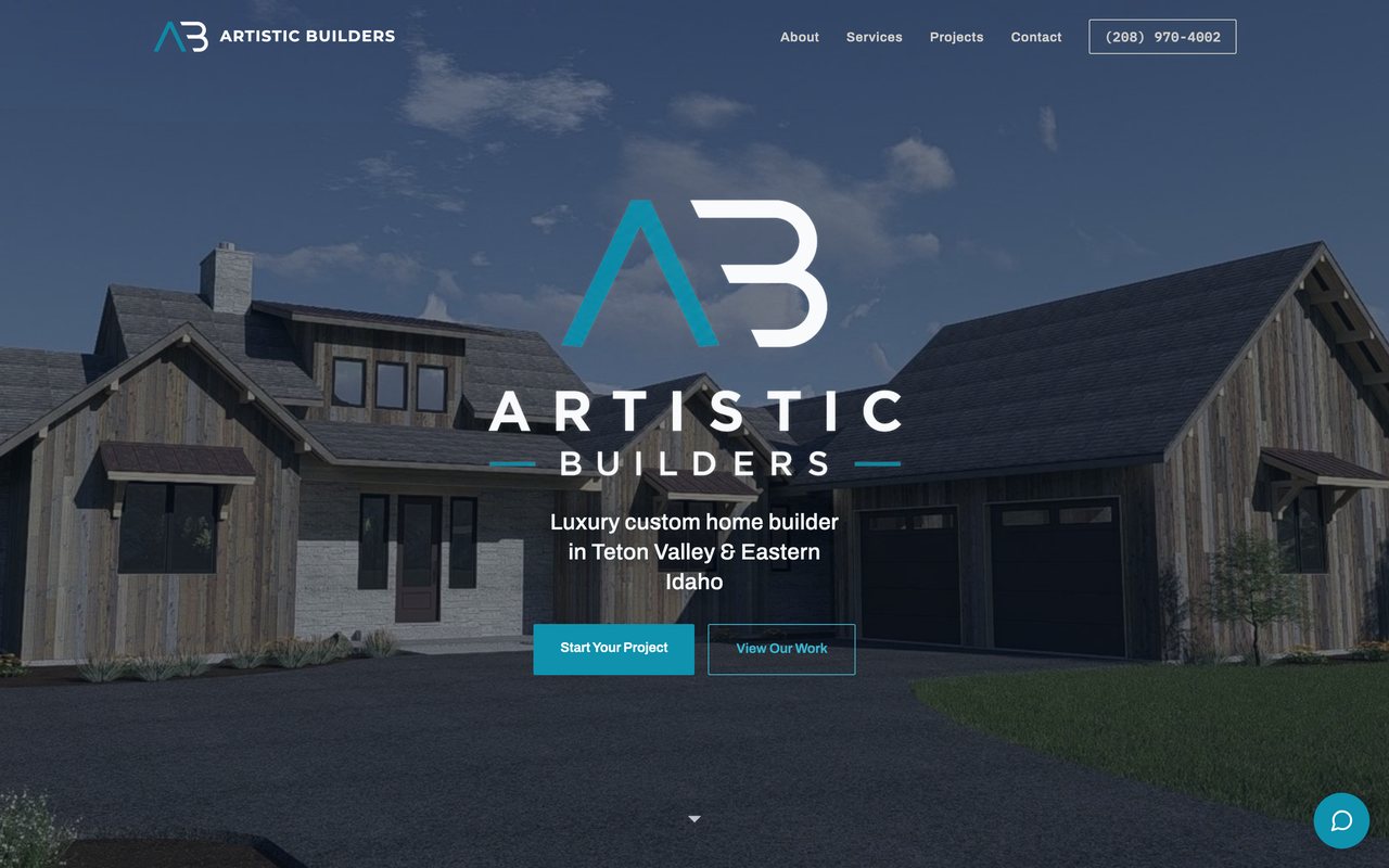 Artistic Builders website